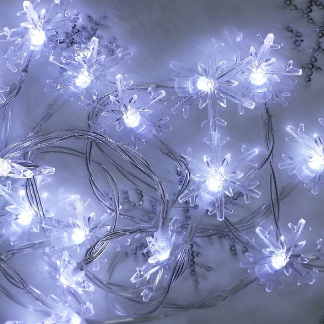 LED건전지 설정전구 20P 3m [백색등]크리스마스 장식